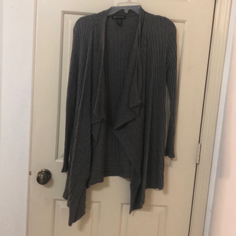INC International Concepts Gray Cardigan